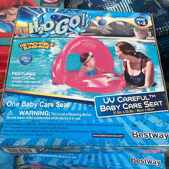 H2O go one baby care seat, pink new in box - Picture 4 of 6
